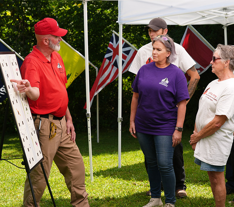 talking targets at rifleman bootcamp